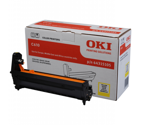 Tamburo - giallo - C610 - 20000 pagine - Oki - 44315105 - 5031713045915 - DMwebShop