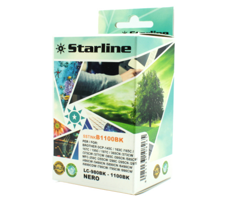 Cartuccia ink - per Brother - nero - LC980BK - 16 ml - Starline - JNBR980B - 8025133108265 - DMwebShop