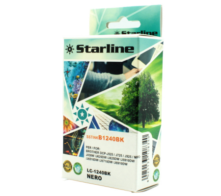 Cartuccia ink - per Brother - nero - LC1240BK - 16,6 ml - Starline - JNBR1240B - 8025133108340 - DMwebShop