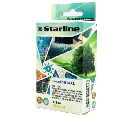 Cartuccia ink - per Epson - giallo - C13T18144012 - 18XL - 10 ml - Starline - JNEP18Y - 8025133109217 - DMwebShop