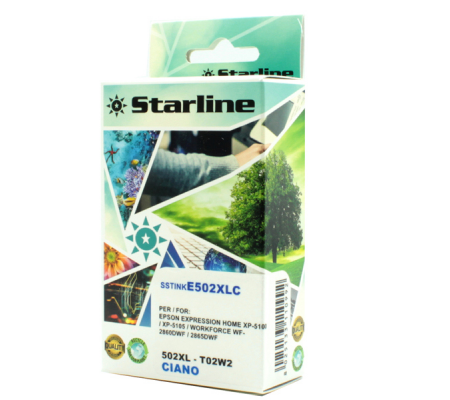 Cartuccia Ink - per Epson - ciano - C13T02W24010 - 502XL - 12 ml - Starline - JNEP502C - 8025133110992 - DMwebShop