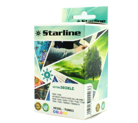 Cartuccia Ink - per HP - C-M-Y - 303XL - 24 ml - Starline - JRHP303XLC - 8025133111036 - DMwebShop