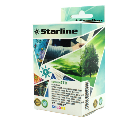 Cartuccia ink - colore - per Hp - 57 - C6657AE - Starline - JRHP57 - 8025133110442 - DMwebShop