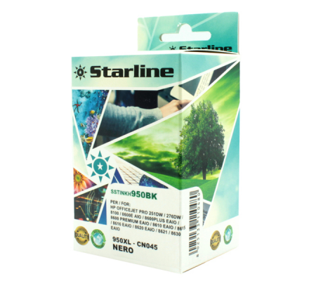 Cartuccia ink - per Hp - nero - CN045AN - 950XL - 75 ml - Starline - JNHP950B - 8025133110480 - DMwebShop