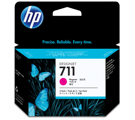 Multipack Cartucce Originale - magenta - HP 711 - 29 ml cad - Confezione 3 cartucce ink - Hp - CZ135A - 886112841188 - DMwebShop