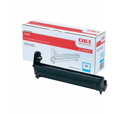 Tamburo - ciano - C8600 - 20000 pagine - Oki - 43449015 - 5031713037651 - DMwebShop