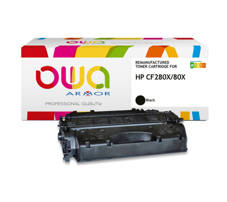 Toner - per Hp - nero - CF280X - 6900 pagine - Armor - K15590OW - 3112539606541 - DMwebShop