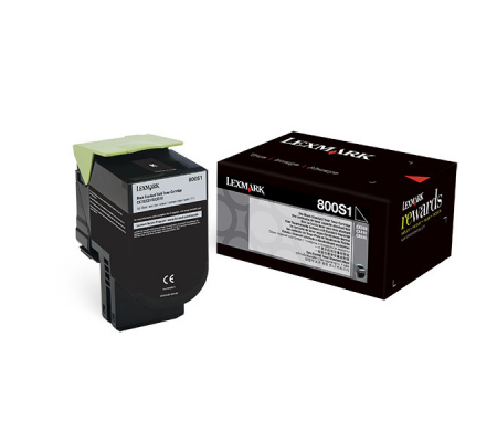 Toner - nero - 2500 pagine - Lexmark - 80C0S10 - 734646479349 - DMwebShop