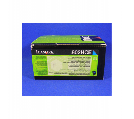 Toner - ciano - 3000 pagine - Lexmark - 80C2HCE - 734646497176 - DMwebShop