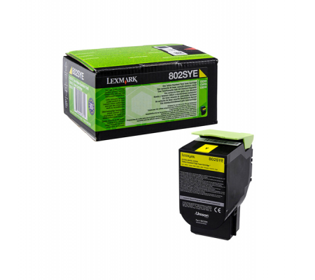 Toner - giallo - 2000 pagine - Lexmark - 80C2SYE - 734646497152 - DMwebShop