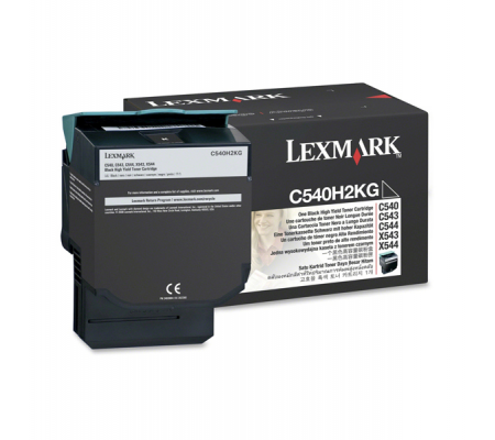 Toner - nero - non return program - 2500 pagine - Lexmark - C540H2KG - 734646083492 - DMwebShop