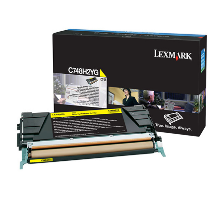 Toner - giallo - non return program - 10000 pagine - Lexmark - C748H2YG - 734646319959 - DMwebShop