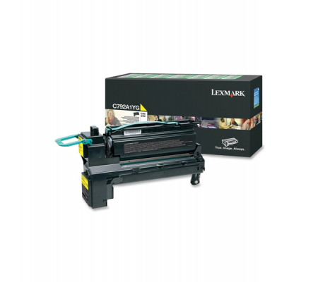 Toner - giallo - Return program - 6000 pagine - Lexmark - C792A1YG - 734646194686 - DMwebShop