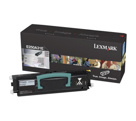 Toner - nero - Return program - 3500 pagine - Lexmark - E250A31E - 734646258357 - DMwebShop