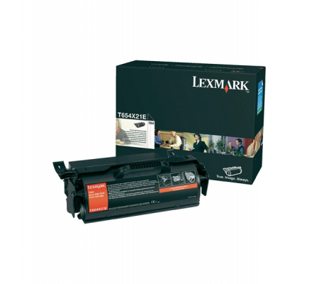 Toner - nero - non return program - 36000 pagine - Lexmark - T654X21E - 734646064484 - DMwebShop