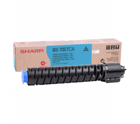 Toner - ciano - 32000 pagine - Sharp - MX70GTCA - 4974019511122 - DMwebShop