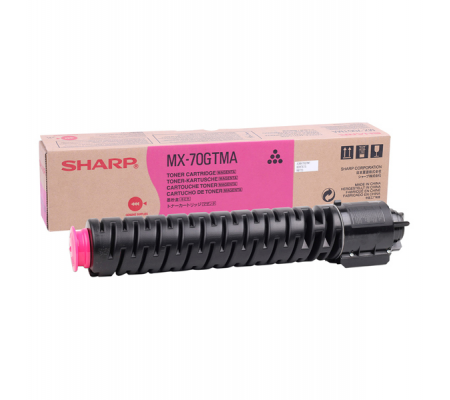 Toner - magenta - 32000 pagine - Sharp - MX70GTMA - 4974019511139 - DMwebShop