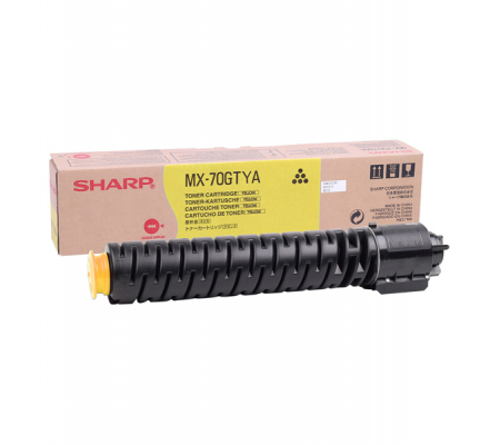 Toner - giallo - 32000 pagine - Sharp - MX70GTYA - 4974019511146 - DMwebShop