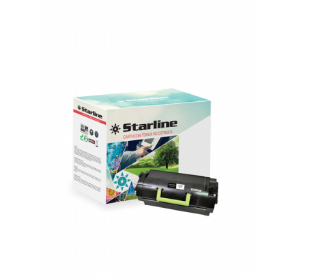 Toner Ricostruito - per Lexmark - nero - 52D2H00 - 25000 pagine - Starline - K15636TA - 8025133114839 - DMwebShop