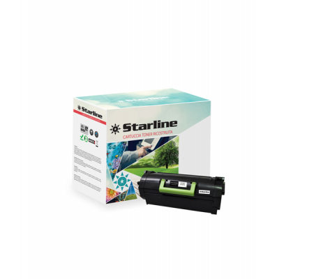 Toner Ricostruito - per Lexmark - nero - 52D2X00 - 45000 pagine - Starline - K15771TA - 8025133114877 - DMwebShop