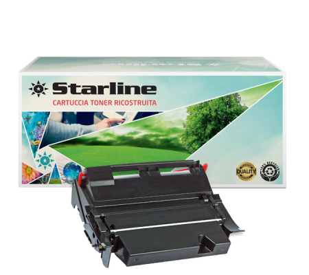 Toner Ricostruito - per Lexmark - nero - 64036HE - 21000 pagine - Starline - K16018TA - 8025133114945 - DMwebShop