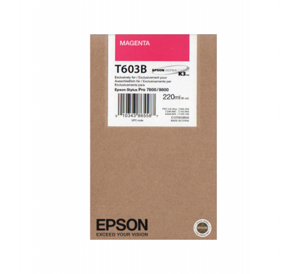 Tanica - magenta - 220 ml - Epson - C13T603B00 - 010343865587 - DMwebShop