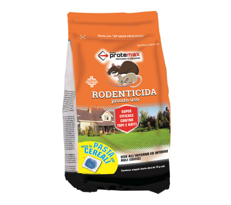 Busta rodenticida - 1,53 kg - pasta blu - Protemax - PROTE021 - 8005831012682 - DMwebShop