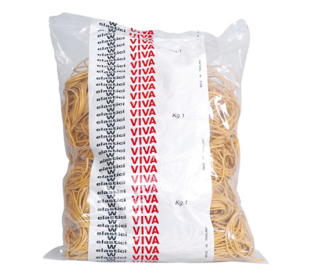 Elastico - gomma - Ø 20 mm - 1 kg - giallo - Viva - E020 - 8014035000258 - DMwebShop