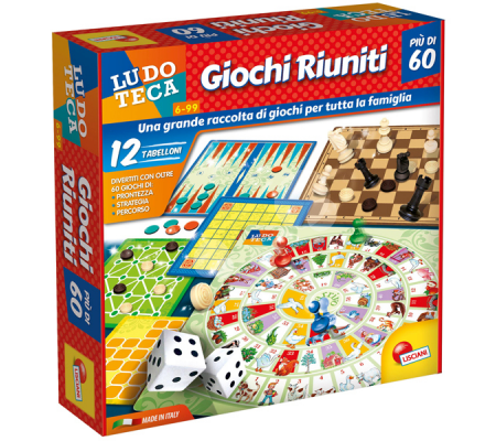 Giochi riuniti + di 60 - Lisciani - 57023. - 8008324057023 - DMwebShop