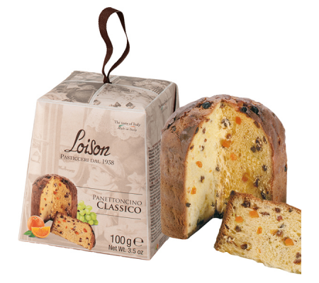 Panettoncino Classico - Linea Mignon - in astuccio - tradizionale - 100 gr - Loison - 993 - 0110799729001715 - DMwebShop