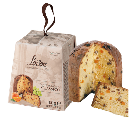 Dolce Panettoncino Classico Tradizionale - Linea Mignon - in astuccio - 100 gr - Loison - 993 - 0110799729001715 - DMwebShop