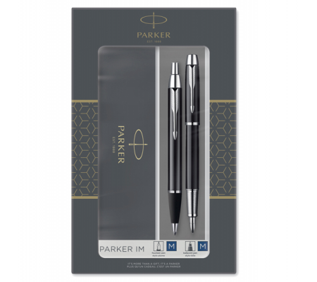 Gift Set Sfera M + Stilografica M IM nero CT - Parker - 2093215 - 3026980932152 - DMwebShop