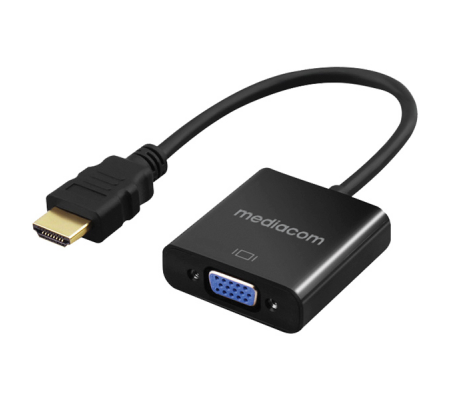 Adattatore da HDMI a VGA - Mediacom - MD-H200 - DMwebShop