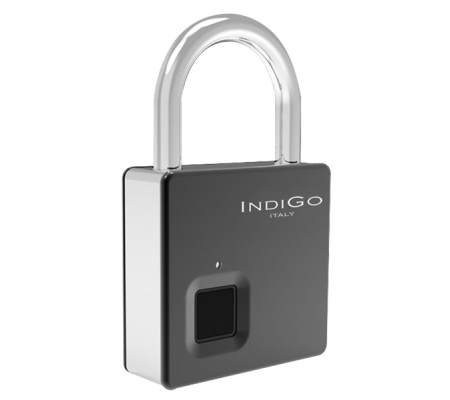 Lucchetto Indico Lock5 - con impronta digitale - Mediacom - MI-LOCK500 - DMwebShop