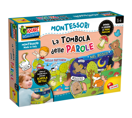 La tombola delle parole Montessori Maxi - Lisciani - 92802 - 8008324092802 - DMwebShop