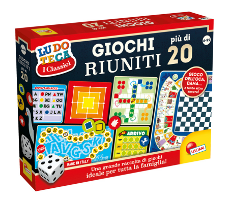 Giochi riuniti + di 20 - Lisciani - 89154 - 8008324089154 - DMwebShop