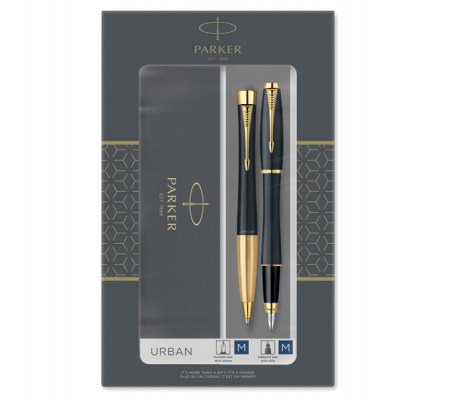 Gift Set Sfera M + Stilografica M Urban muted nero GT - Parker - 2093381 - 3026980933814 - DMwebShop