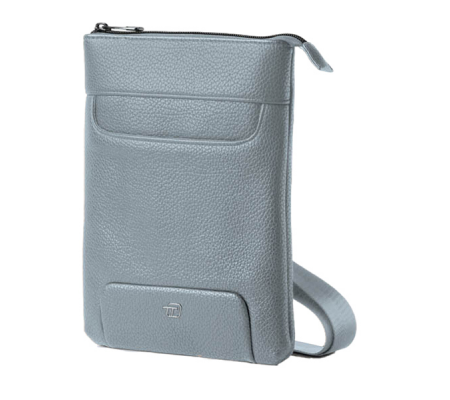 City bag piccola Gate Trended - 20 x 26 x 2 cm - ecopelle - azzurro - InTempo - 9214GAT31 - 8029221835651 - DMwebShop