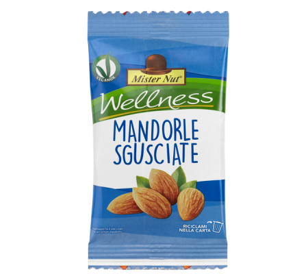 Mandorle al naturale - 25 gr - Mister Nut - 118061306115 - DMwebShop