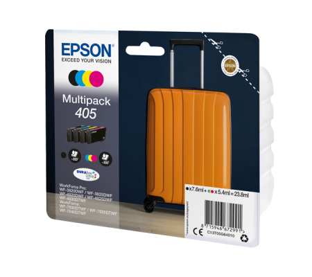 Multipack Cartucce Originale - 405 - Confezione 4 cartucce - Epson - C13T05G64010 - 8715946672991 - DMwebShop