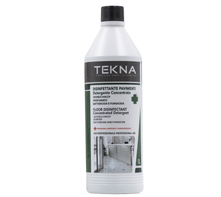 Disinfettante detergente - per pavimenti - concentrato - 1 lt - Tekna - k005 - 8009110025868 - DMwebShop