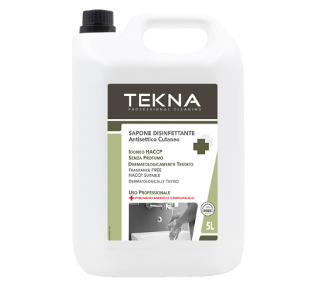 Sapone disinfettante - senza profumo - 5 lt -Tekna - Tekna - K009 - 8009110025905 - DMwebShop