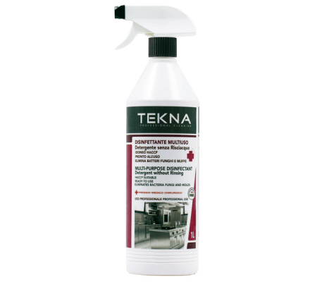 Disinfettante multiuso - senza risciacquo - 1 lt - Tekna - k012 - 8009110025936 - DMwebShop