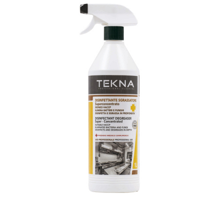 Disinfettante sgrassatore - superconcentrato - 1 lt - Tekna - k013 - 8009110025943 - DMwebShop