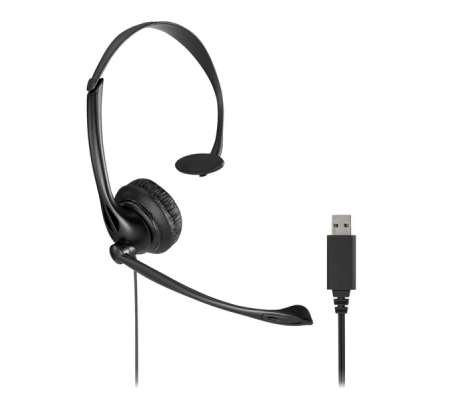 Cuffie classiche mono USB-A - con microfono e controllo del volume - Kensington - K80100WW - 085896801009 - DMwebShop