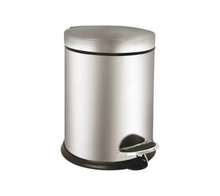 Pattumiera a pedale Bin Basic - 5 lt - acciaio inox - Medial International - 913030 - 8056324538967 - DMwebShop