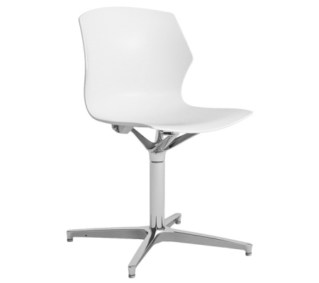 Seduta Home-Office No Frill NFG - senza braccioli - bianco - Unisit - NFG/SB - DMwebShop