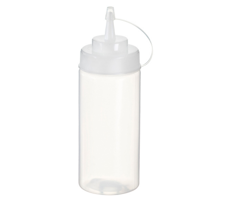 Squeeze bottle - per salse - 500 ml - trasparente - Leone - T5005 - 8024112015624 - DMwebShop