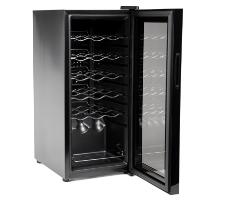 Cantinetta Vermentino 18C - per 18 bottiglie - 34,5 x 45 x 77 cm - nero - Hom-io - 118700237 - 8006012369748 - DMwebShop