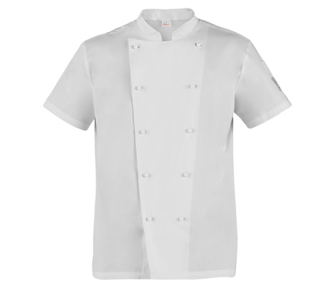 Giacca da cuoco Tommaso - a manica corta - taglia XL - bianco - Giblor's - Q8G00185-C01-XL - 8056149337813 - DMwebShop